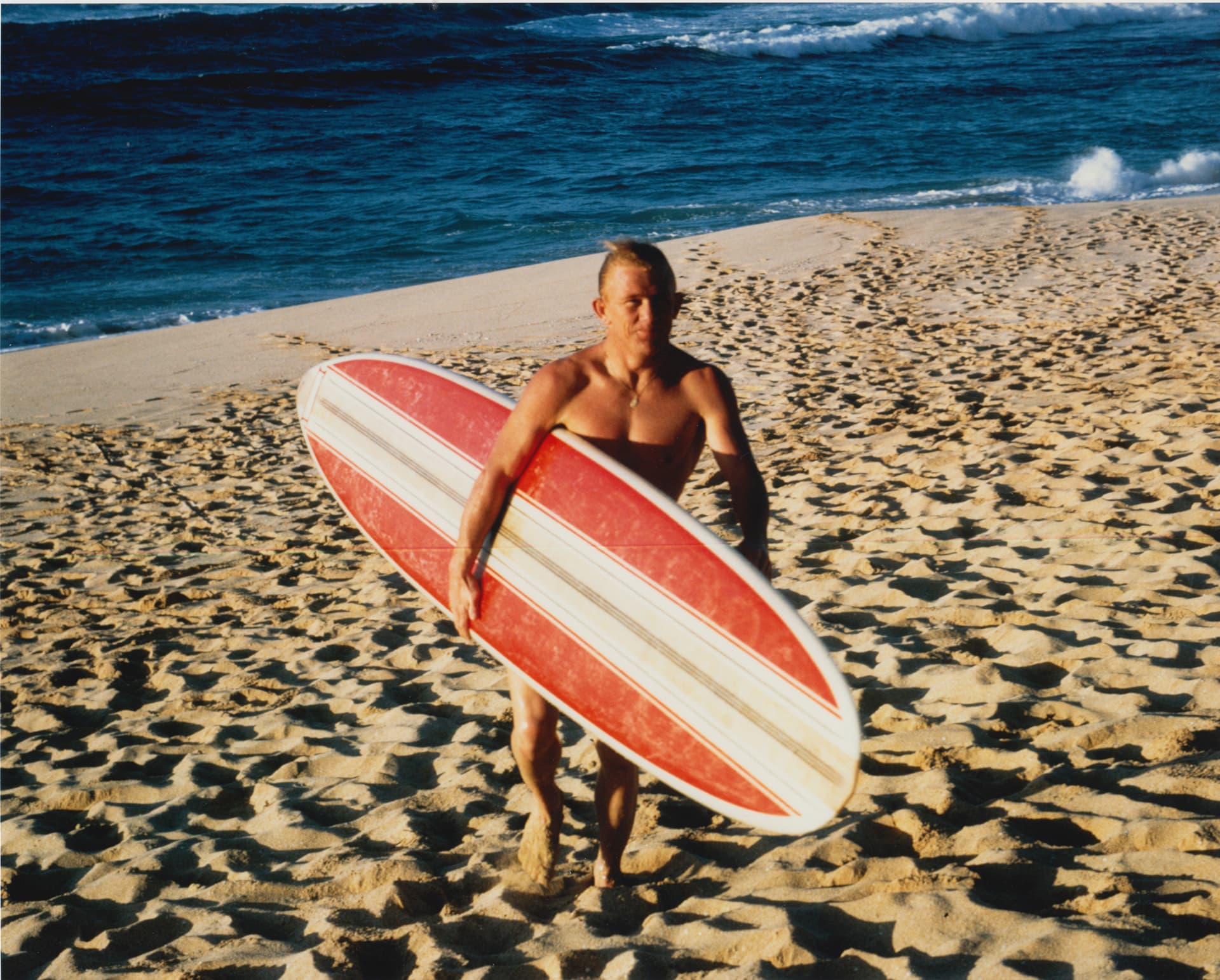 <p>While his size might have slowed him down in football in high school, it never slowed him down in the water. </p>