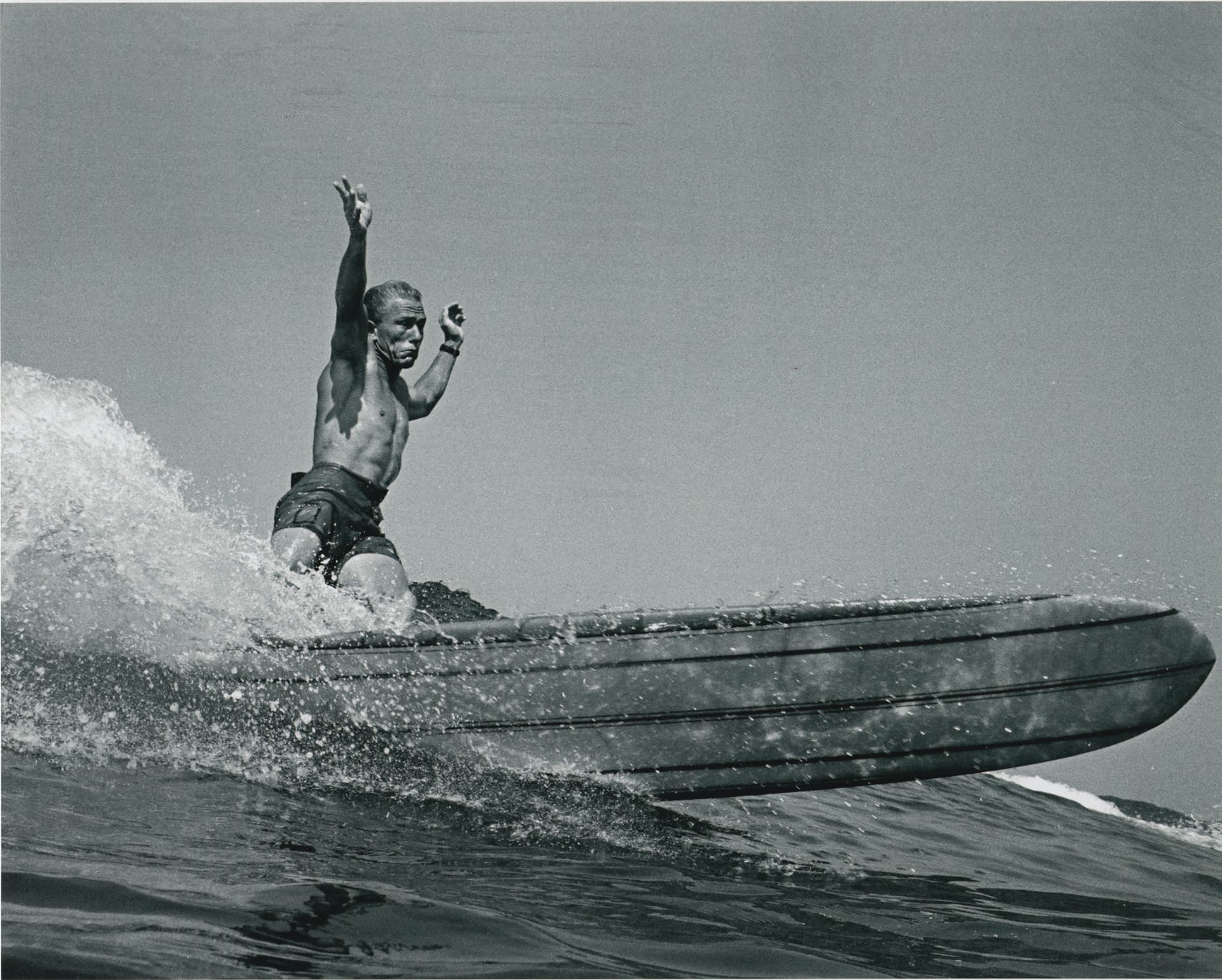 <p>Dewey was one of the first to add an element of flair and creativity to riding a surfboard.</p>